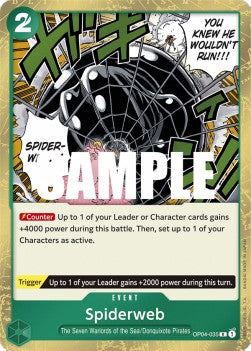 Spiderweb (OP04-035) - Kingdoms of Intrigue (Rare) [OP04-035] - JotaCards - Tu Tienda de TCG