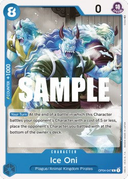Ice Oni (OP04-047) - Kingdoms of Intrigue (Common) [OP04-047] - JotaCards - Tu Tienda de TCG