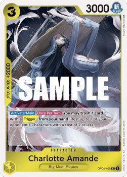 Charlotte Amande (OP04-105) - Kingdoms of Intrigue (Rare) [OP04-105] - JotaCards - Tu Tienda de TCG