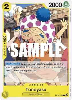 Tonoyasu (OP04-109) - Kingdoms of Intrigue (Common) [OP04-109] - JotaCards - Tu Tienda de TCG