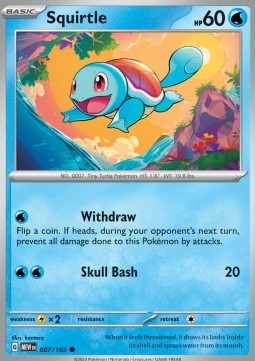 Squirtle - 151 (Common) [MEW-007] - JotaCards - Tu Tienda de TCG