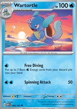 Wartortle - 151 (Uncommon) [MEW-008] - JotaCards - Tu Tienda de TCG