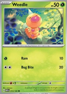Weedle - 151 (Common) [MEW-013] - JotaCards - Tu Tienda de TCG
