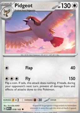 Pidgeot - 151 (Uncommon) [MEW-018] - JotaCards - Tu Tienda de TCG