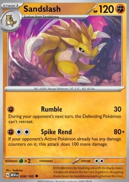 Sandslash - 151 (Uncommon) [MEW-028] - JotaCards - Tu Tienda de TCG