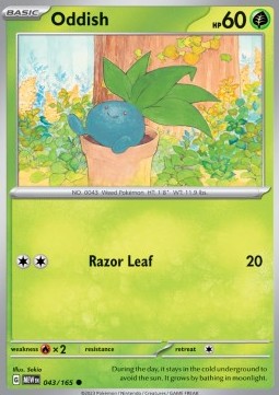 Oddish - 151 (Common) [MEW-043] - JotaCards - Tu Tienda de TCG