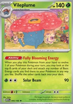 Vileplume - 151 (Rare) [MEW-045] - JotaCards - Tu Tienda de TCG