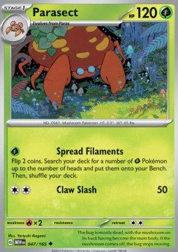 Parasect - 151 (Uncommon) [MEW-047] - JotaCards - Tu Tienda de TCG