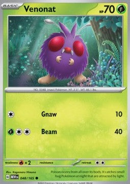 Venonat - 151 (Common) [MEW-048] - JotaCards - Tu Tienda de TCG