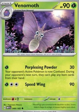 Venomoth - 151 (Uncommon) [MEW-049] - JotaCards - Tu Tienda de TCG