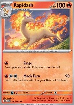 Rapidash - 151 (Uncommon) [MEW-078] - JotaCards - Tu Tienda de TCG