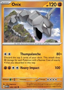 Onix - 151 (Uncommon) [MEW-095] - JotaCards - Tu Tienda de TCG