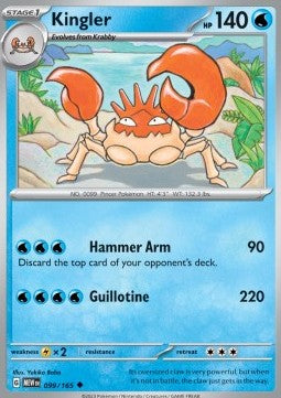 Kingler - 151 (Uncommon) [MEW-099] - JotaCards - Tu Tienda de TCG