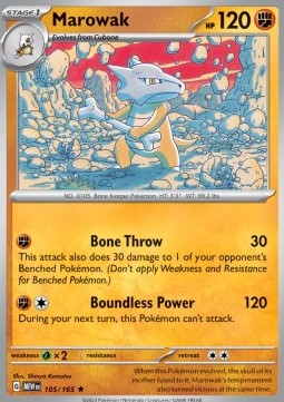 Marowak - 151 (Rare) [MEW-105] - JotaCards - Tu Tienda de TCG