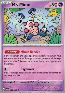 Mr. Mime - 151 (Rare) [MEW-122] - JotaCards - Tu Tienda de TCG
