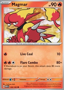 Magmar - 151 (Common) [MEW-126] - JotaCards - Tu Tienda de TCG