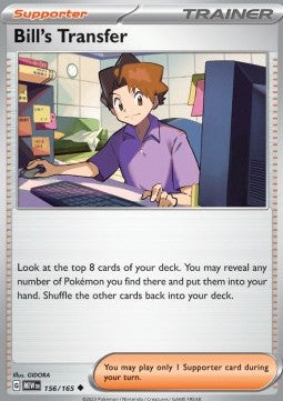 Bill's Transfer - 151 (Uncommon) [MEW-156] - JotaCards - Tu Tienda de TCG