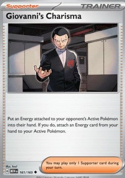Giovanni's Charisma - 151 (Uncommon) [MEW-161] - JotaCards - Tu Tienda de TCG