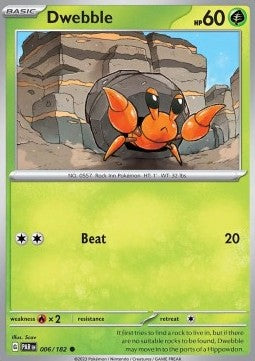 Dwebble - Paradox Rift (Common) [PAR-006] - JotaCards - Tu Tienda de TCG