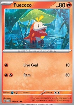 Fuecoco - Paradox Rift (Common) [PAR-023] - JotaCards - Tu Tienda de TCG
