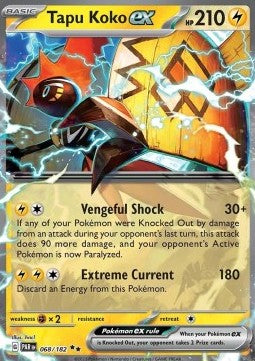 Tapu Koko ex - Paradox Rift (Double Rare) [PAR-068] - JotaCards - Tu Tienda de TCG