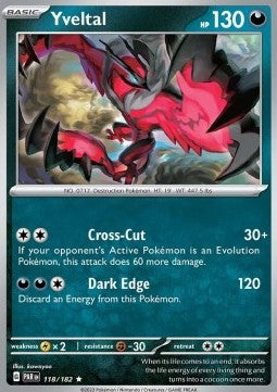 Yveltal - Paradox Rift (Rare) [PAR-118] - JotaCards - Tu Tienda de TCG