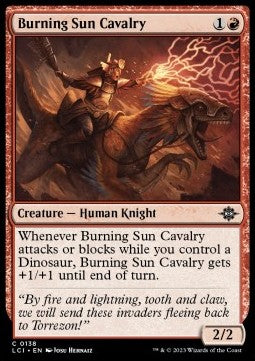 Burning Sun Cavalry - The Lost Caverns of Ixalan (Common) [LCI-138] - JotaCards - Tu Tienda de TCG
