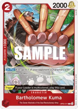 Bartholomew Kuma (OP05-011) - Awakening of the New Era (Common) [OP05-011] - JotaCards - Tu Tienda de TCG