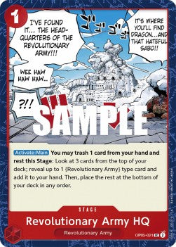 Revolutionary Army HQ (OP05-021) - Awakening of the New Era (Uncommon) [OP05-021] - JotaCards - Tu Tienda de TCG