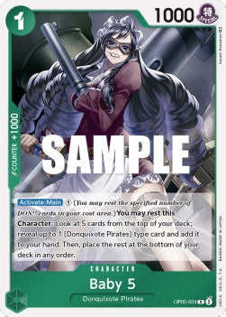 Baby 5 (OP05-034) (V.1) - Awakening of the New Era (Rare) [OP05-034] - JotaCards - Tu Tienda de TCG