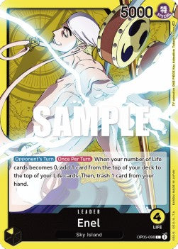 Enel (OP05-098) (V.1) - Awakening of the New Era (Leader) [OP05-098] - JotaCards - Tu Tienda de TCG