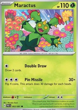 Maractus - Paldean Fates (Common) [PAF-003] - JotaCards - Tu Tienda de TCG