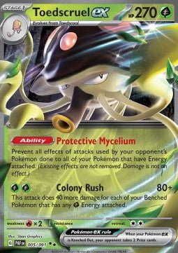 Toedscruel ex - Paldean Fates (Double Rare) [PAF-005] - JotaCards - Tu Tienda de TCG