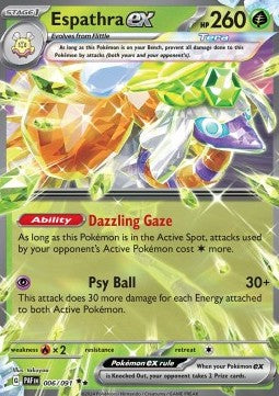 Espathra ex - Paldean Fates (Double Rare) [PAF-006] - JotaCards - Tu Tienda de TCG