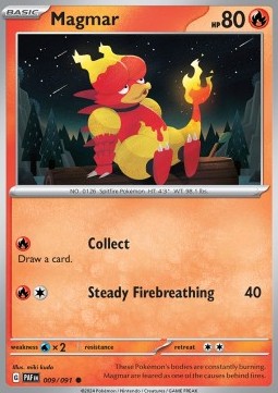Magmar - Paldean Fates (Common) [PAF-009] - JotaCards - Tu Tienda de TCG