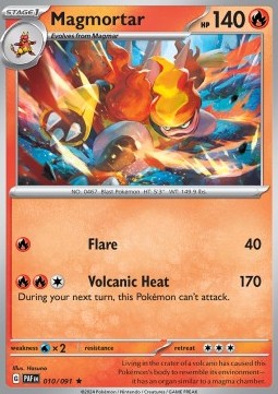 Magmortar - Paldean Fates (Rare) [PAF-010] - JotaCards - Tu Tienda de TCG