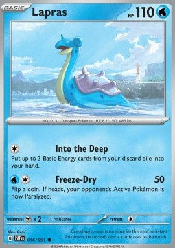 Lapras - Paldean Fates (Common) [PAF-016] - JotaCards - Tu Tienda de TCG