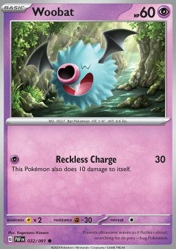 Woobat - Paldean Fates (Common) [PAF-032] - JotaCards - Tu Tienda de TCG