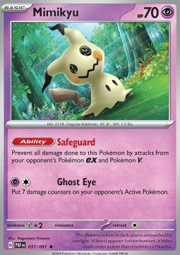 Mimikyu - Paldean Fates (Rare) [PAF-037] - JotaCards - Tu Tienda de TCG