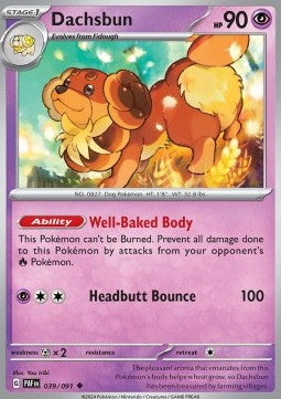 Dachsbun - Paldean Fates (Uncommon) [PAF-039] - JotaCards - Tu Tienda de TCG