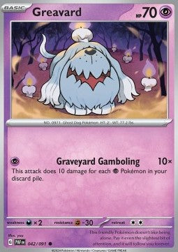 Greavard - Paldean Fates (Common) [PAF-042] - JotaCards - Tu Tienda de TCG