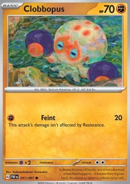 Clobbopus - Paldean Fates (Common) [PAF-051] - JotaCards - Tu Tienda de TCG
