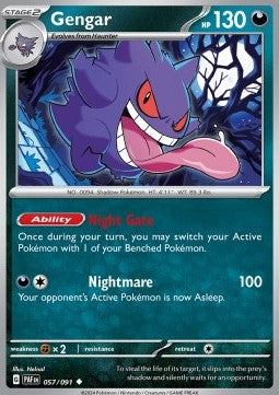 Gengar - Paldean Fates (Uncommon) [PAF-057] - JotaCards - Tu Tienda de TCG