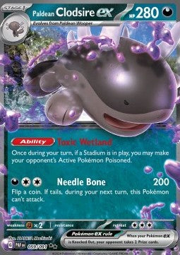 Paldean Clodsire ex - Paldean Fates (Double Rare) [PAF-059] - JotaCards - Tu Tienda de TCG