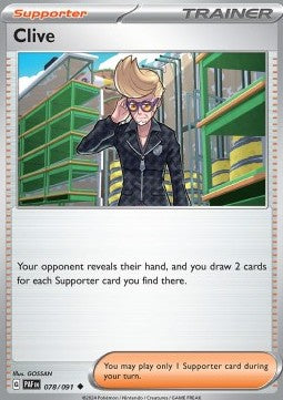 Clive - Paldean Fates (Uncommon) [PAF-078] - JotaCards - Tu Tienda de TCG