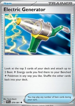 Electric Generator - Paldean Fates (Uncommon) [PAF-079] - JotaCards - Tu Tienda de TCG
