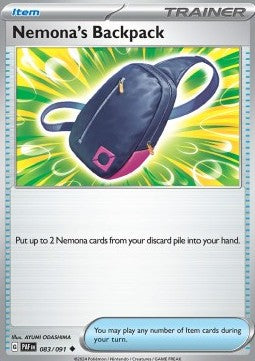 Nemona's Backpack - Paldean Fates (Uncommon) [PAF-083] - JotaCards - Tu Tienda de TCG