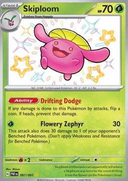 Skiploom - Paldean Fates (Shiny Rare) [PAF-097] - JotaCards - Tu Tienda de TCG