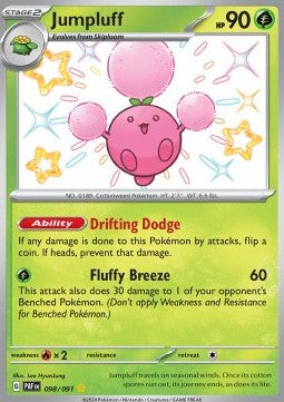 Jumpluff - Paldean Fates (Shiny Rare) [PAF-098] - JotaCards - Tu Tienda de TCG
