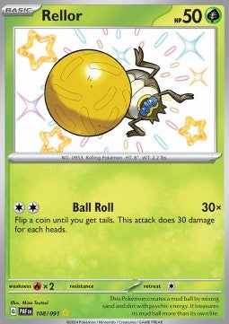 Rellor - Paldean Fates (Shiny Rare) [PAF-108] - JotaCards - Tu Tienda de TCG
